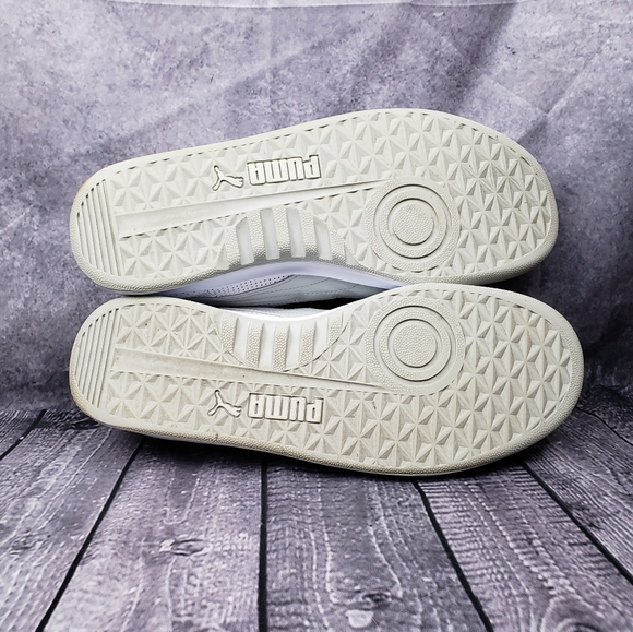 Puma G. Vilas like New, White Leather & Suede Sz.10 - Picture 3 of 6